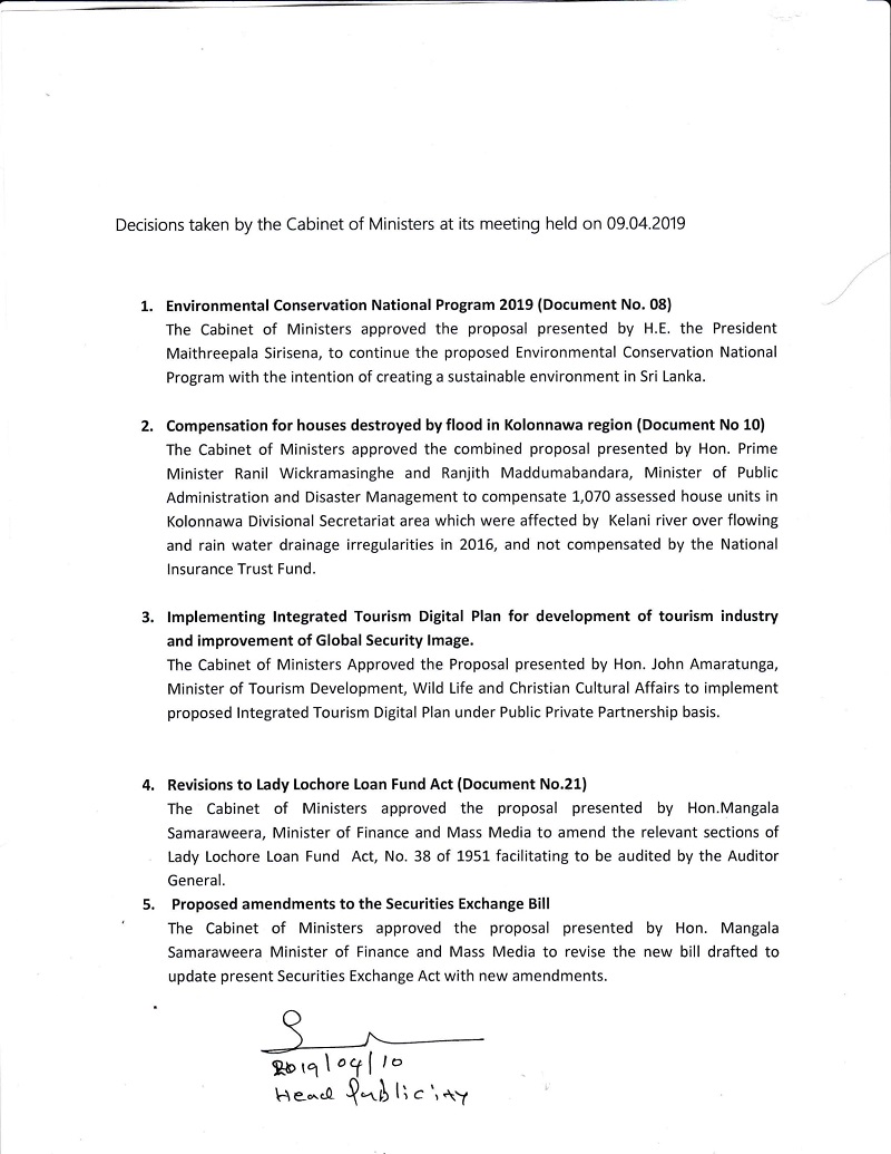 Cabinet Decisions 09.04.2019 English 2