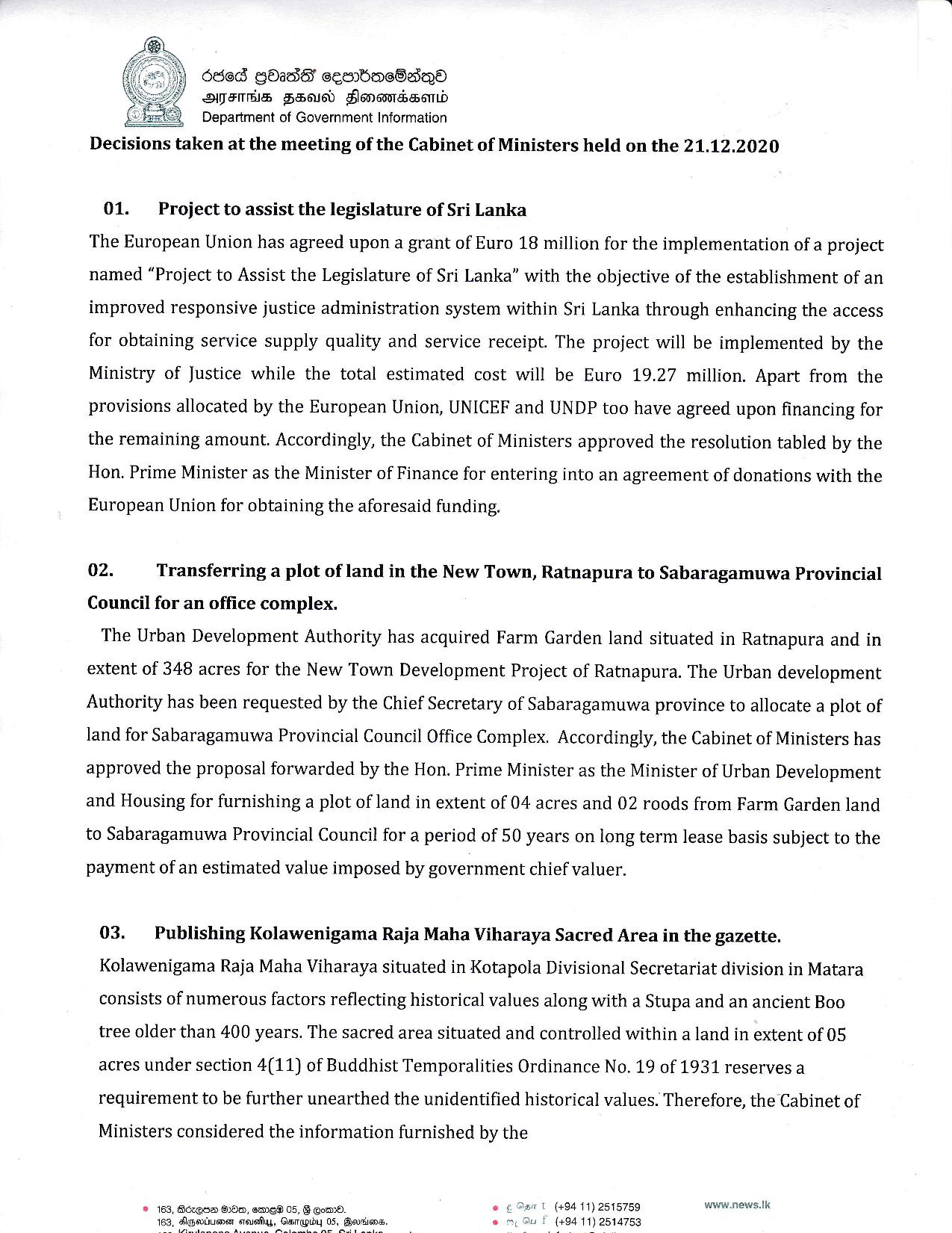 Cabinet Decision on 21.12.2020 English page 001