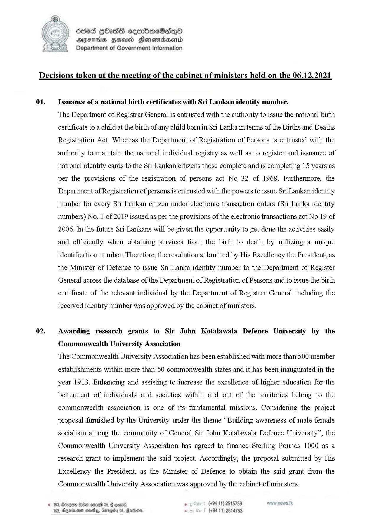 Cabinet Decision on 06.12.2021 English page 001