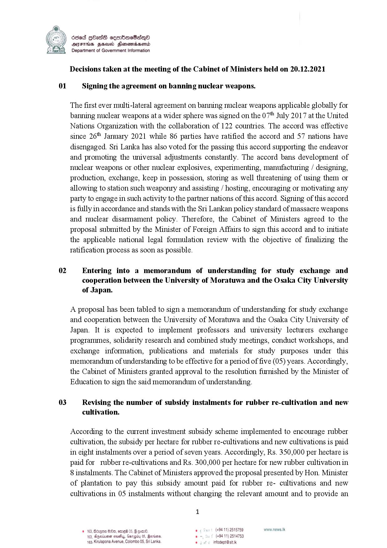 Cabinet Decisions on 20.12.2021 English page 001