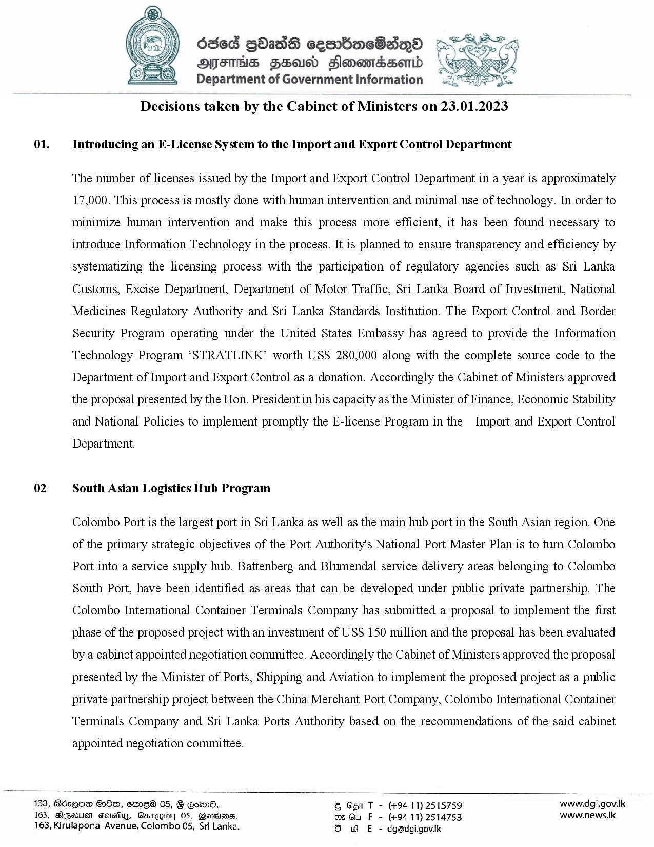 Cabinet Decision on 23.01.2023 English page 001