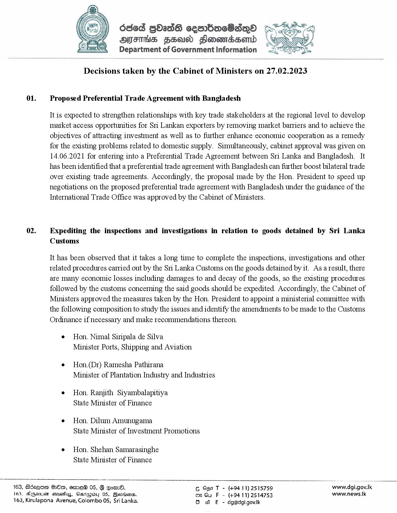 Cabinet Decision on 27.02.2023 English page 001