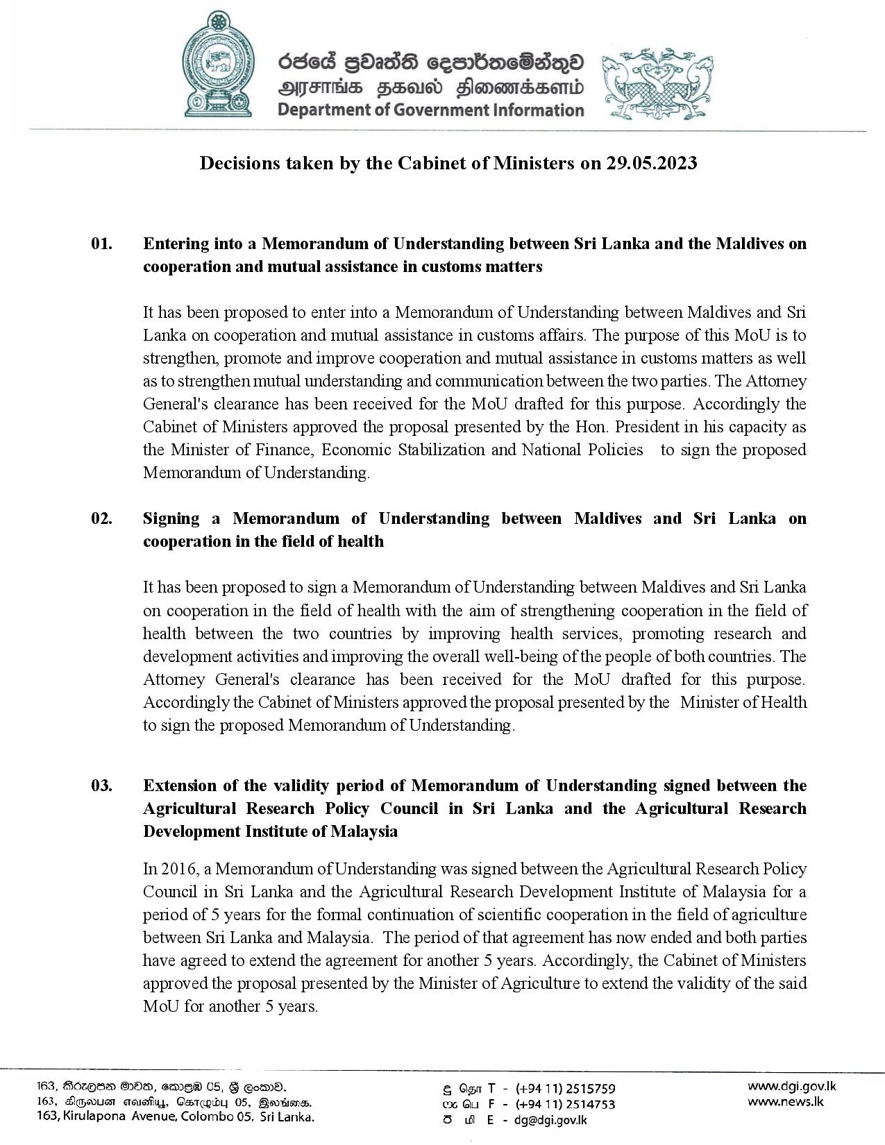 Cabinet Decision on 29.05.2023 English page 001
