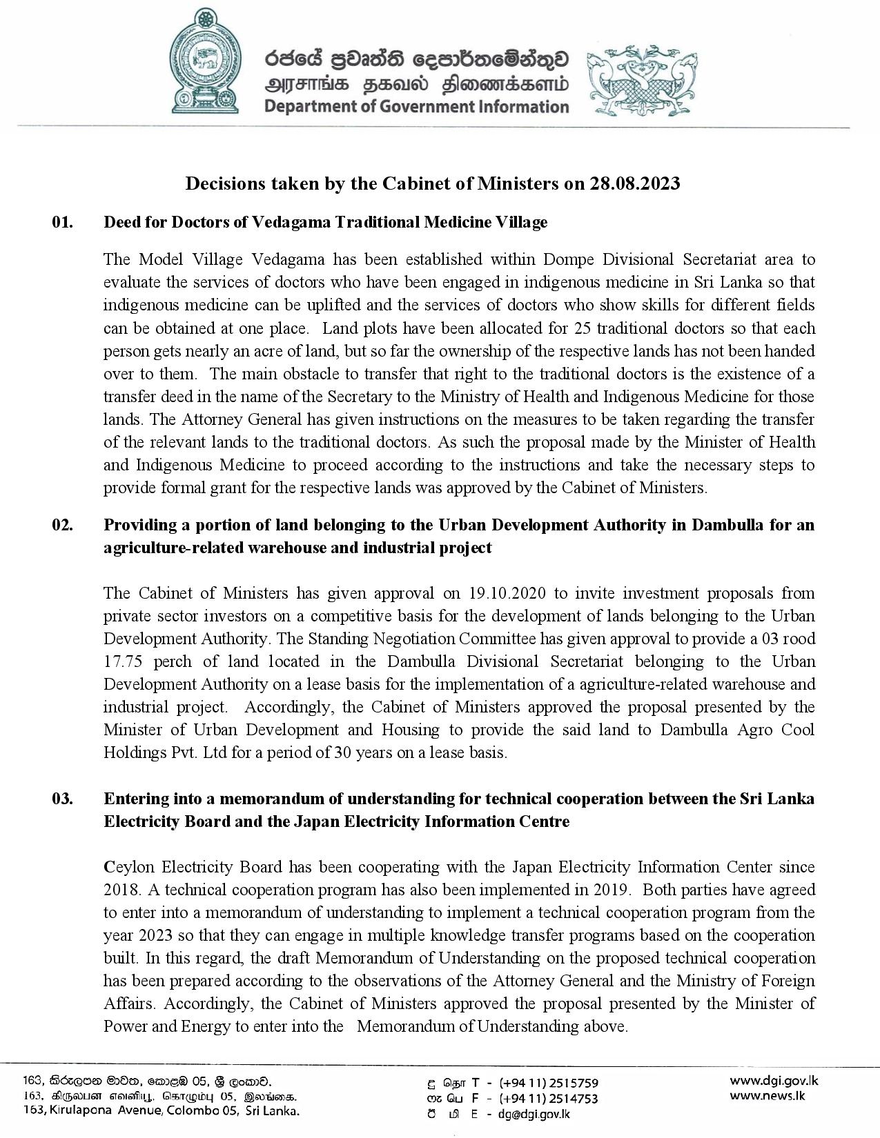 Cabinet Decision on 28.08.2023 English page 001