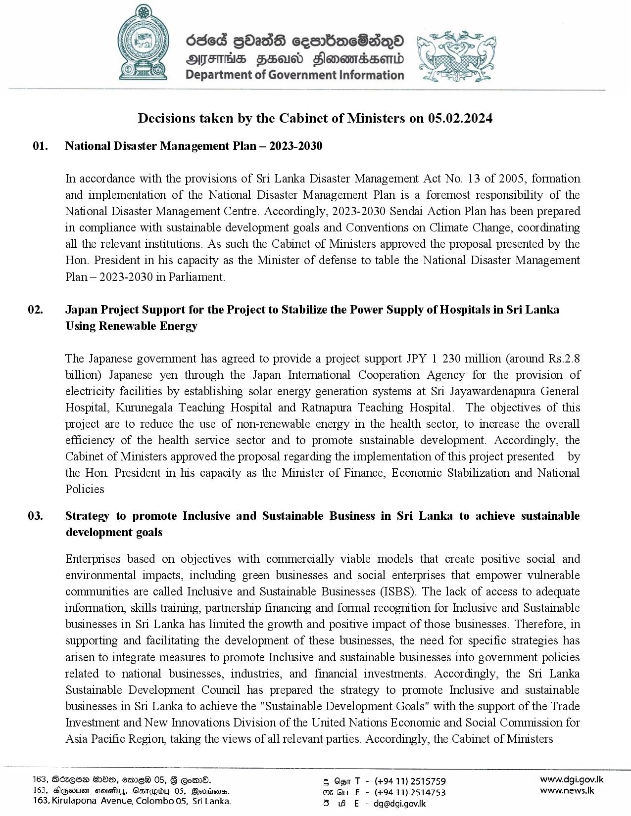 Cabinet Decision on 06.02.2024 English page 001